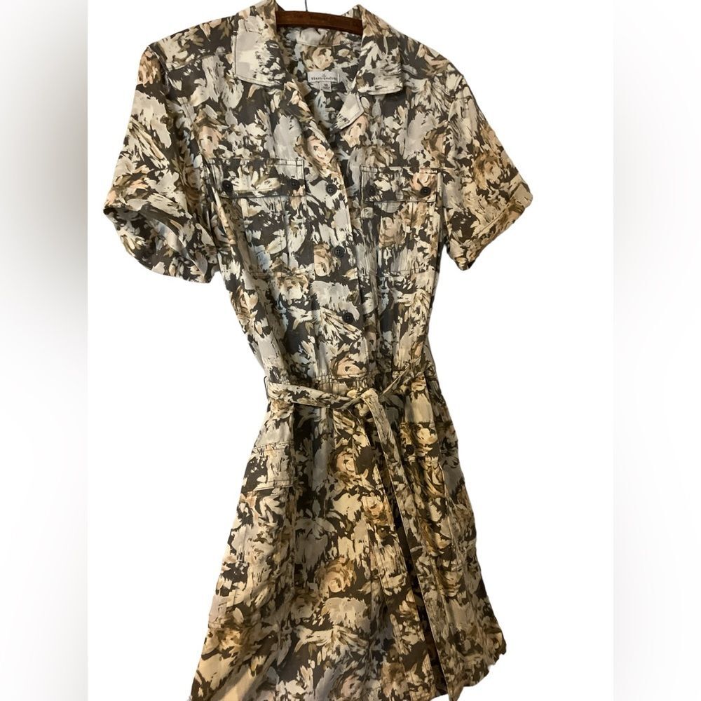 LL Bean Signature Dress Size 10 Shirt Dress Summer